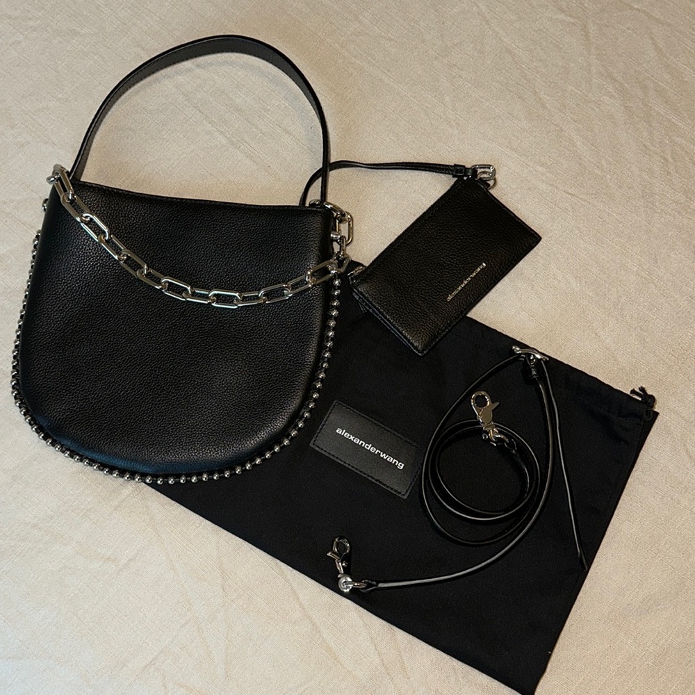alexander wang studded crossbody